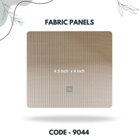 9044 - 4.5 X 4 INCH - LEATHER, FABRIC AND CORK SERIES -FURLITE - FABRIC PANEL