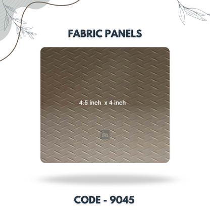 9045 - 4.5 X 4 INCH - LEATHER, FABRIC AND CORK SERIES -FURLITE - FABRIC PANEL