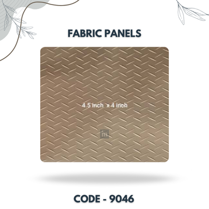 9046 - 4.5 X 4 INCH - LEATHER, FABRIC AND CORK SERIES -FURLITE - FABRIC PANEL
