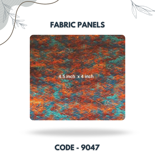 9047 - 4.5 X 4 INCH - LEATHER, FABRIC AND CORK SERIES -FURLITE - FABRIC PANEL