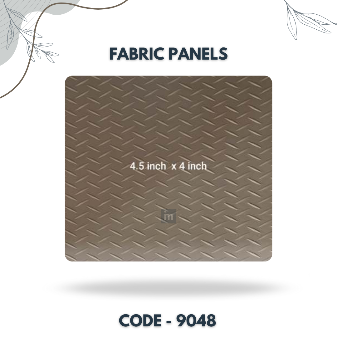 9048 - 4.5 X 4 INCH - LEATHER, FABRIC AND CORK SERIES -FURLITE - FABRIC PANEL