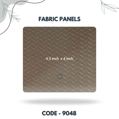 9048 - 4.5 X 4 INCH - LEATHER, FABRIC AND CORK SERIES -FURLITE - FABRIC PANEL