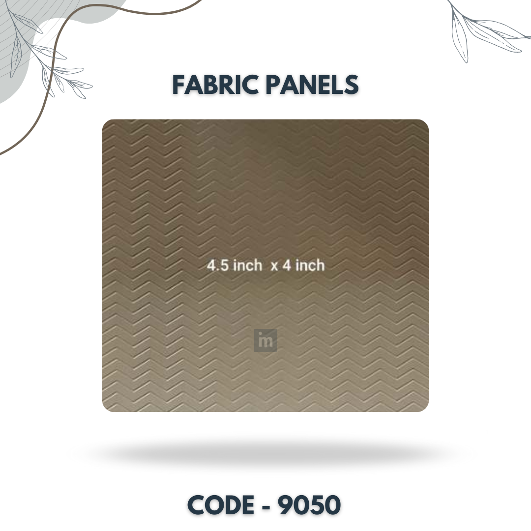 9050 - 4.5 X 4 INCH - LEATHER, FABRIC AND CORK SERIES -FURLITE - FABRIC PANEL