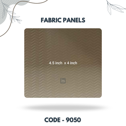 9050 - 4.5 X 4 INCH - LEATHER, FABRIC AND CORK SERIES -FURLITE - FABRIC PANEL