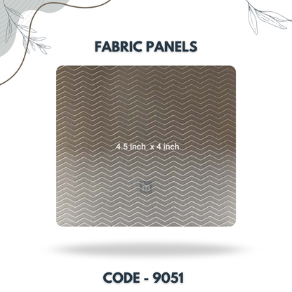 9051 - 4.5 X 4 INCH - LEATHER, FABRIC AND CORK SERIES -FURLITE - FABRIC PANEL