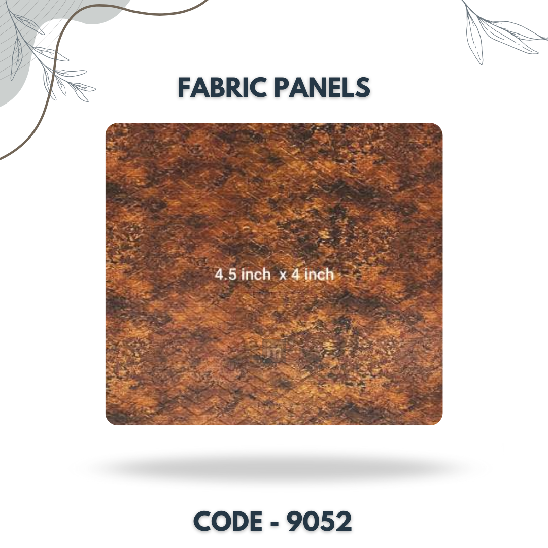 9052 - 4.5 X 4 INCH - LEATHER, FABRIC AND CORK SERIES -FURLITE - FABRIC PANEL