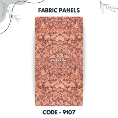 9107 - 4.5 X 9 INCH - LEATHER, FABRIC AND CORK SERIES -FURLITE - FABRIC PANEL