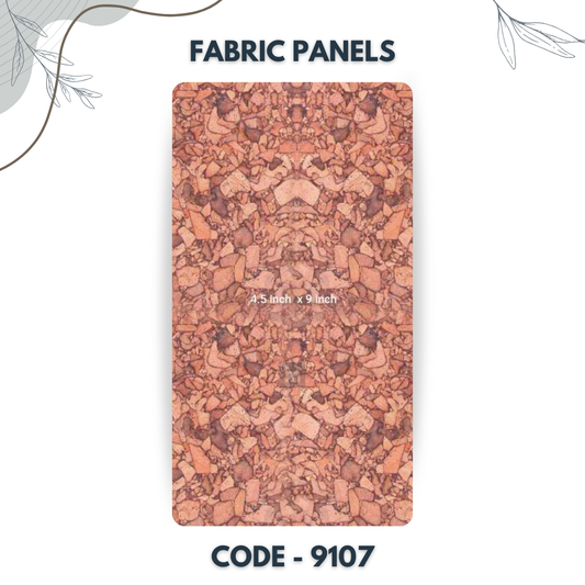 9107 - 4.5 X 9 INCH - LEATHER, FABRIC AND CORK SERIES -FURLITE - FABRIC PANEL