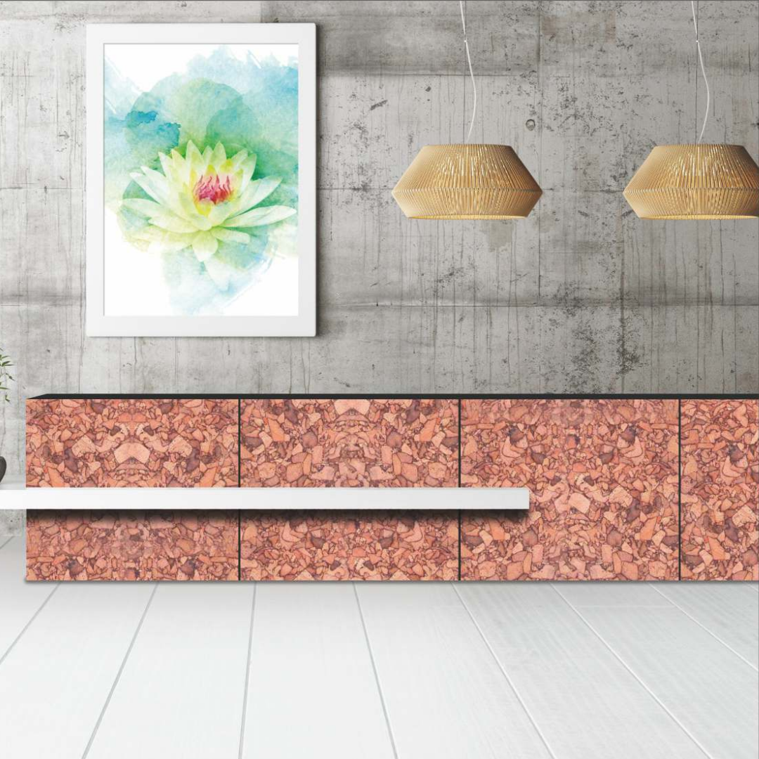 9107 - 4.5 X 9 INCH - LEATHER, FABRIC AND CORK SERIES -FURLITE - FABRIC PANEL