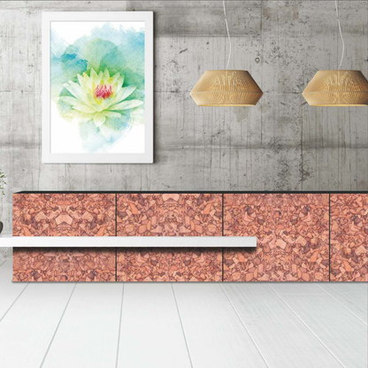 9107 - 4.5 X 9 INCH - LEATHER, FABRIC AND CORK SERIES -FURLITE - FABRIC PANEL