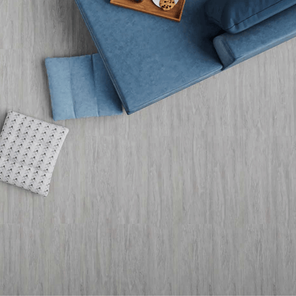 AC: HF000837 - CAMBREY GREY- STONE - BLISS COLLECTION - 8.86INCH X 48.03INCH X 4MM - CLICK N LOCK TILES - WELSPUN FLOORING