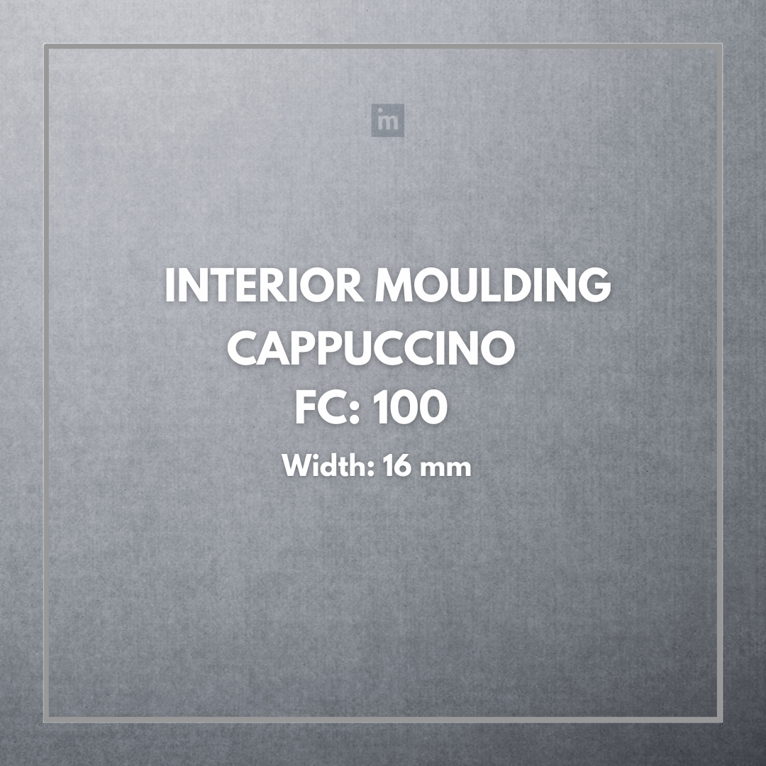 FW 100- 16MM WIDTH - CAPPUCCINO- FLOURISH INTERIOR MOULDING