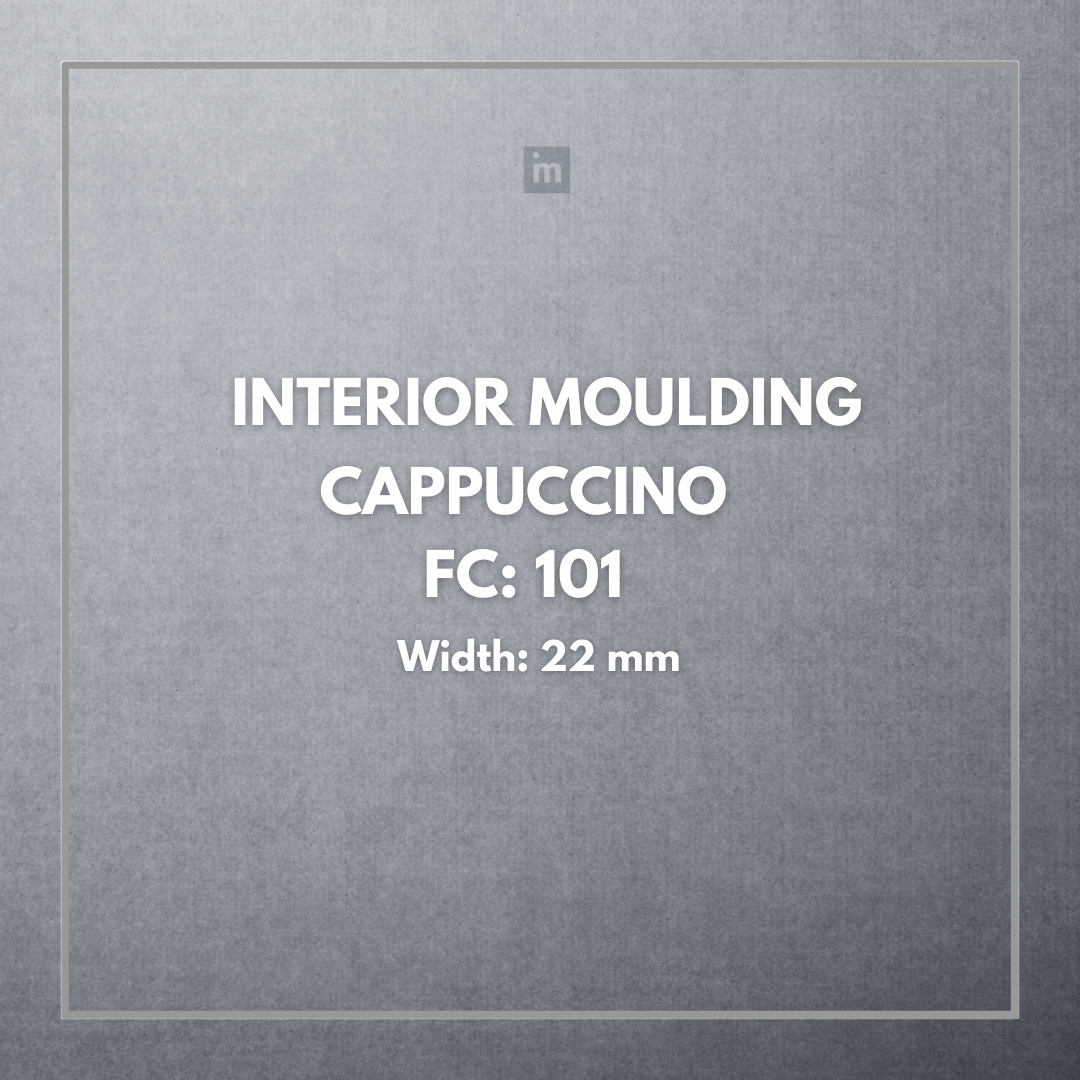 FW 101- 22MM WIDTH - CAPPUCCINO- FLOURISH INTERIOR MOULDING