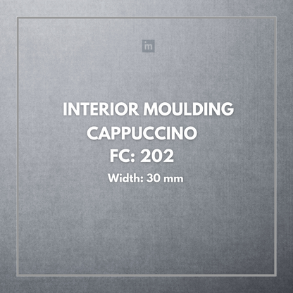 FW 202- 30MM WIDTH - CAPPUCCINO- FLOURISH INTERIOR MOULDING
