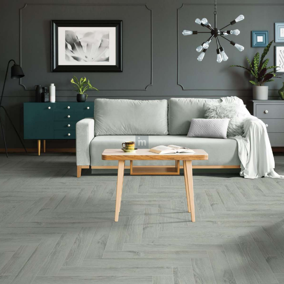 233 - CEMENTO SPA - AC5  470MM X 95MM X 12MM - HERRINGBONE COLLECTION - REAL WOOD - MATT SURFACE - LAMINATE FLOORING