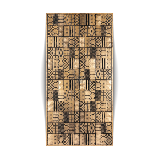 5603 - 12MM THICKNESS - 8'X4' SIZE - 24KG WEIGHT-  HDHMR MDF - DECORATIVE SURFACE