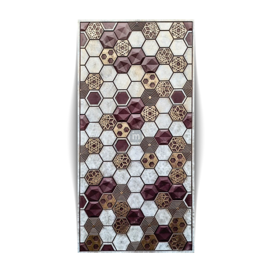 5620 - 12MM THICKNESS - 8'X4' SIZE - 28KG WEIGHT-  HDHMR MDF - DECORATIVE SURFACE