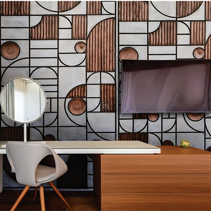 5622 - 12MM THICKNESS - 8'X4' SIZE - 28KG WEIGHT-  HDHMR MDF - DECORATIVE SURFACE