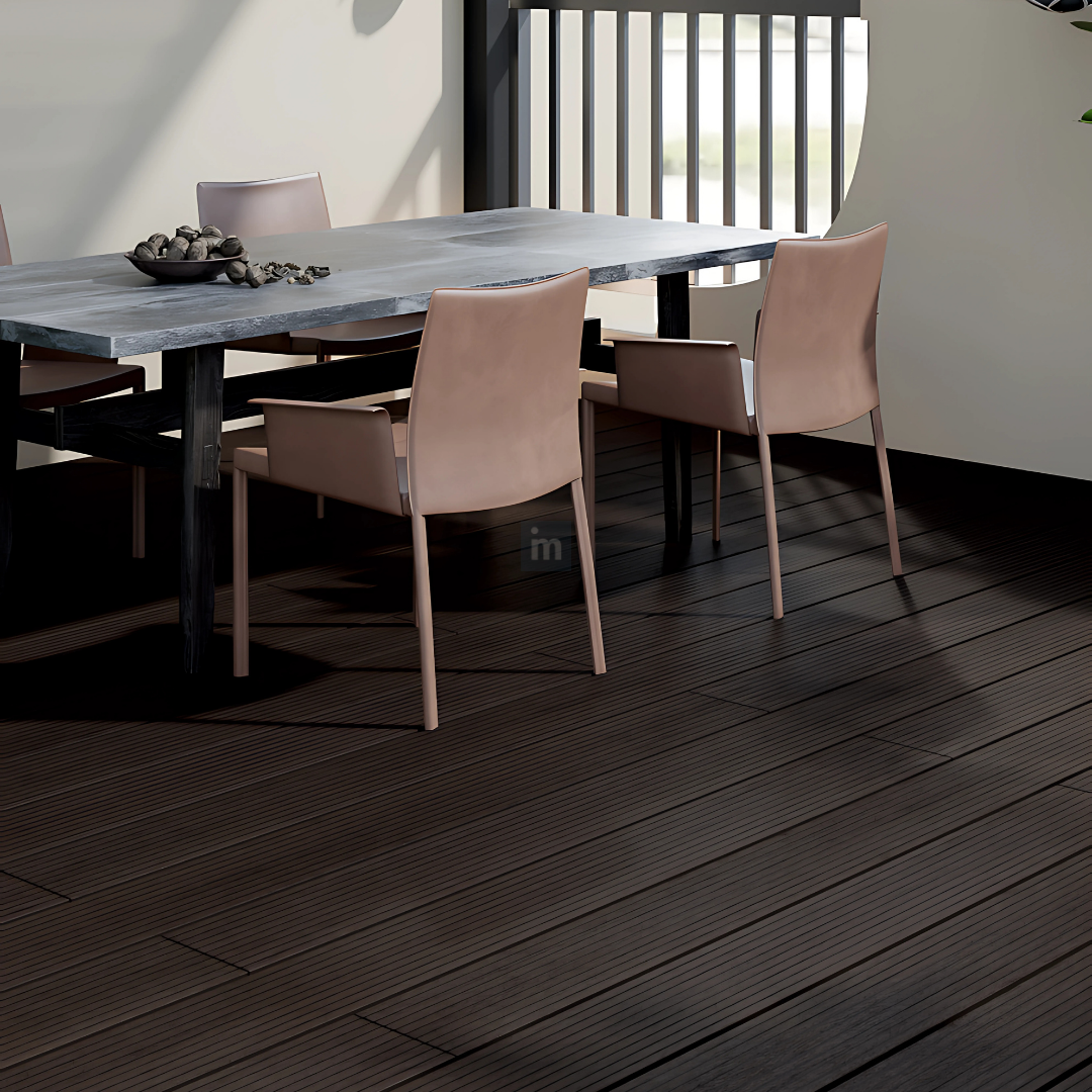 COFFEE - WPC TRADITIONAL DECKING PLANK - FLOORWALK  - LAMINATE FLOORING