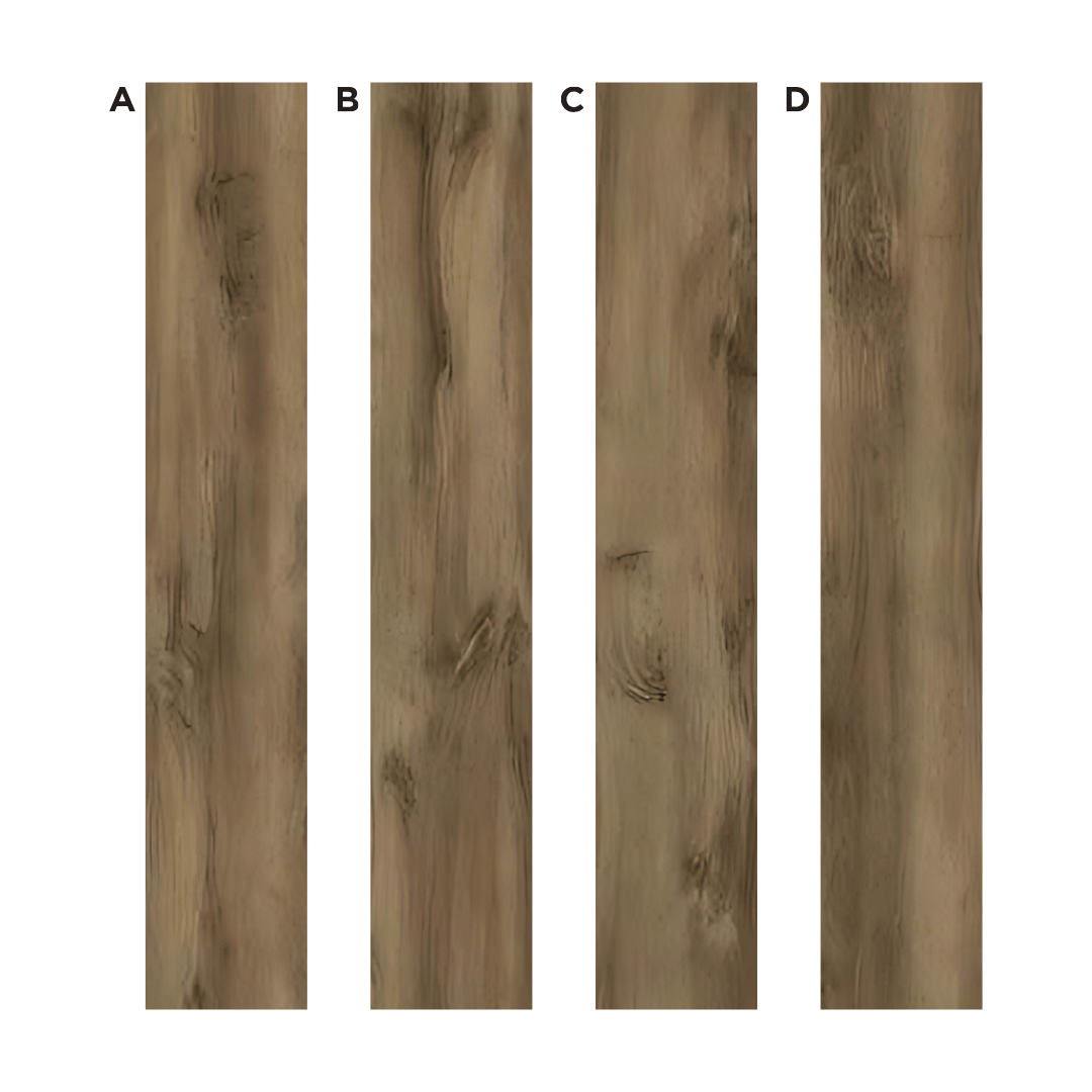 AC: HF000842 - COWBOY OAK - WOOD - EDEN COLLECTION -  CLICK N LOCK TILES - WELSPUN FLOORING