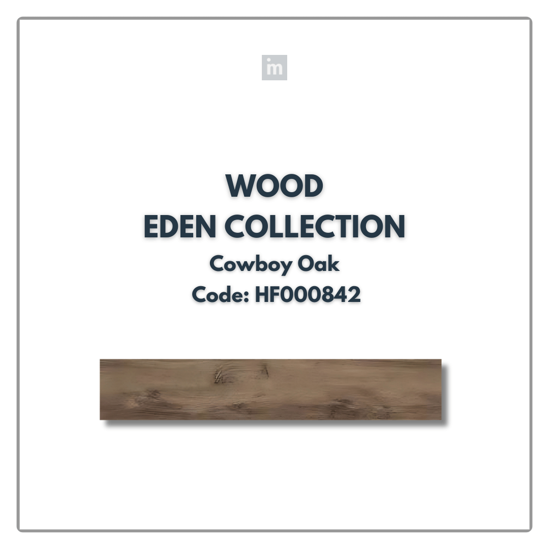 AC: HF000842 - COWBOY OAK - WOOD - EDEN COLLECTION -  CLICK N LOCK TILES - WELSPUN FLOORING