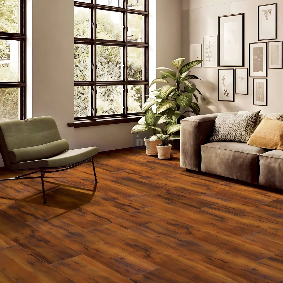 1137 - CRIMSON - AC5 1216MM X 197MM X 8MM - ROBUST COLLECTION - LAMINATE WOODEN  FLOORING