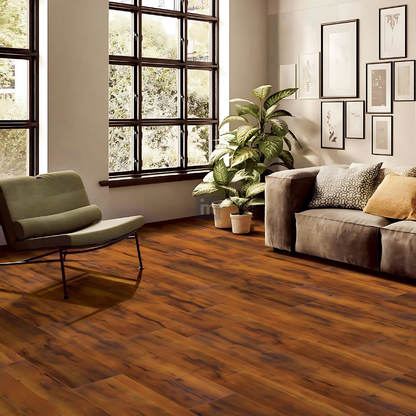 1137 - CRIMSON - AC5 1216MM X 197MM X 8MM - ROBUST COLLECTION - LAMINATE WOODEN  FLOORING