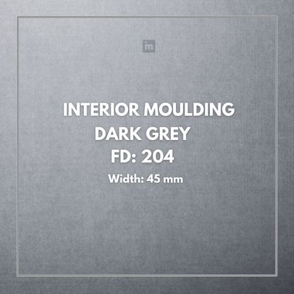 FW 204- 45MM WIDTH - DARK GREY- FLOURISH INTERIOR MOULDING