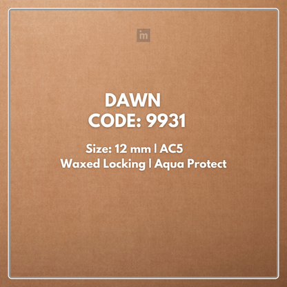 9931 DAWN - AC5 12MM - HERITAGE COLLECTION - LAMINATE WOODEN FLOORING