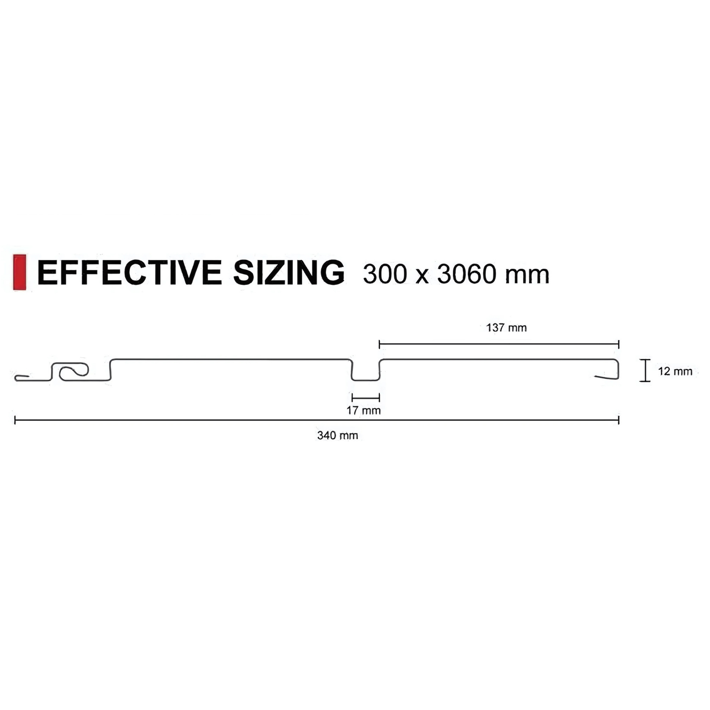 DUO PANELS / 340MM  X 3060MM / INTERNAL CEILINGS AND WALLS / EXTERNAL CEILINGS / PARE INNOV+ / SOFFIT PANELS
