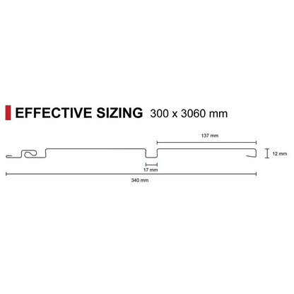 DUO PANELS / 340MM  X 3060MM / INTERNAL CEILINGS AND WALLS / EXTERNAL CEILINGS / PARE INNOV+ / SOFFIT PANELS