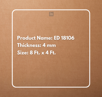 ED 18106 - 8 FT X 4 FT X 4MM - DECORATIVE CHARCOAL PANELS