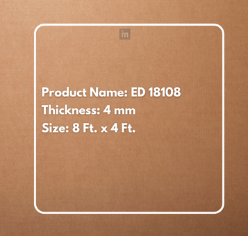 ED 18108 - 8 FT X 4 FT X 4MM - DECORATIVE CHARCOAL PANELS