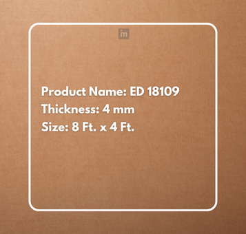 ED 18109 - 8 FT X 4 FT X 4MM - DECORATIVE CHARCOAL PANELS