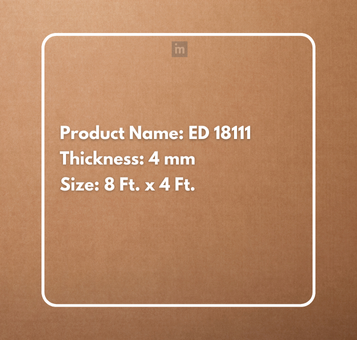 ED 18111 - 8 FT X 4 FT X 4MM - DECORATIVE CHARCOAL PANELS