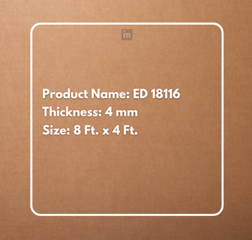 ED 18116 - 8 FT X 4 FT X 4MM - DECORATIVE CHARCOAL PANELS