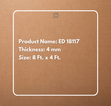 ED 18117 - 8 FT X 4 FT X 4MM - DECORATIVE CHARCOAL PANELS