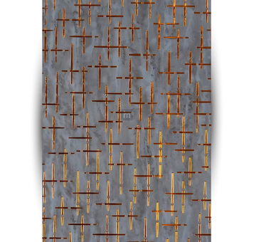 ED 18122 - 8 FT X 4 FT X 4MM - DECORATIVE CHARCOAL PANELS