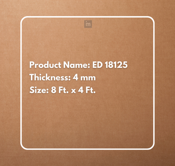 ED 18125 - 8 FT X 4 FT X 4MM - DECORATIVE CHARCOAL PANELS