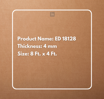 ED 18128 - 8 FT X 4 FT X 4MM - DECORATIVE CHARCOAL PANELS