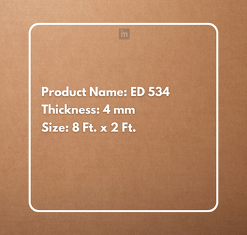 ED 534 - 8 FT X 2 FT X 4MM - DECORATIVE CHARCOAL PANELS