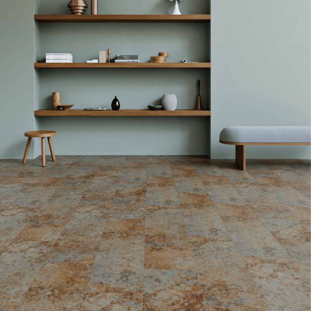 AC: HF001321 - EPIC OCEAN - STONE - EDEN COLLECTION -  CLICK N LOCK TILES - WELSPUN FLOORING