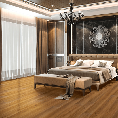 8813 - ESPRESSO WALNUT - 1845MM X 196MM X 10MM - IMMENSO - WOOD FLOORS - HYBRID LAMINATE FLOORING