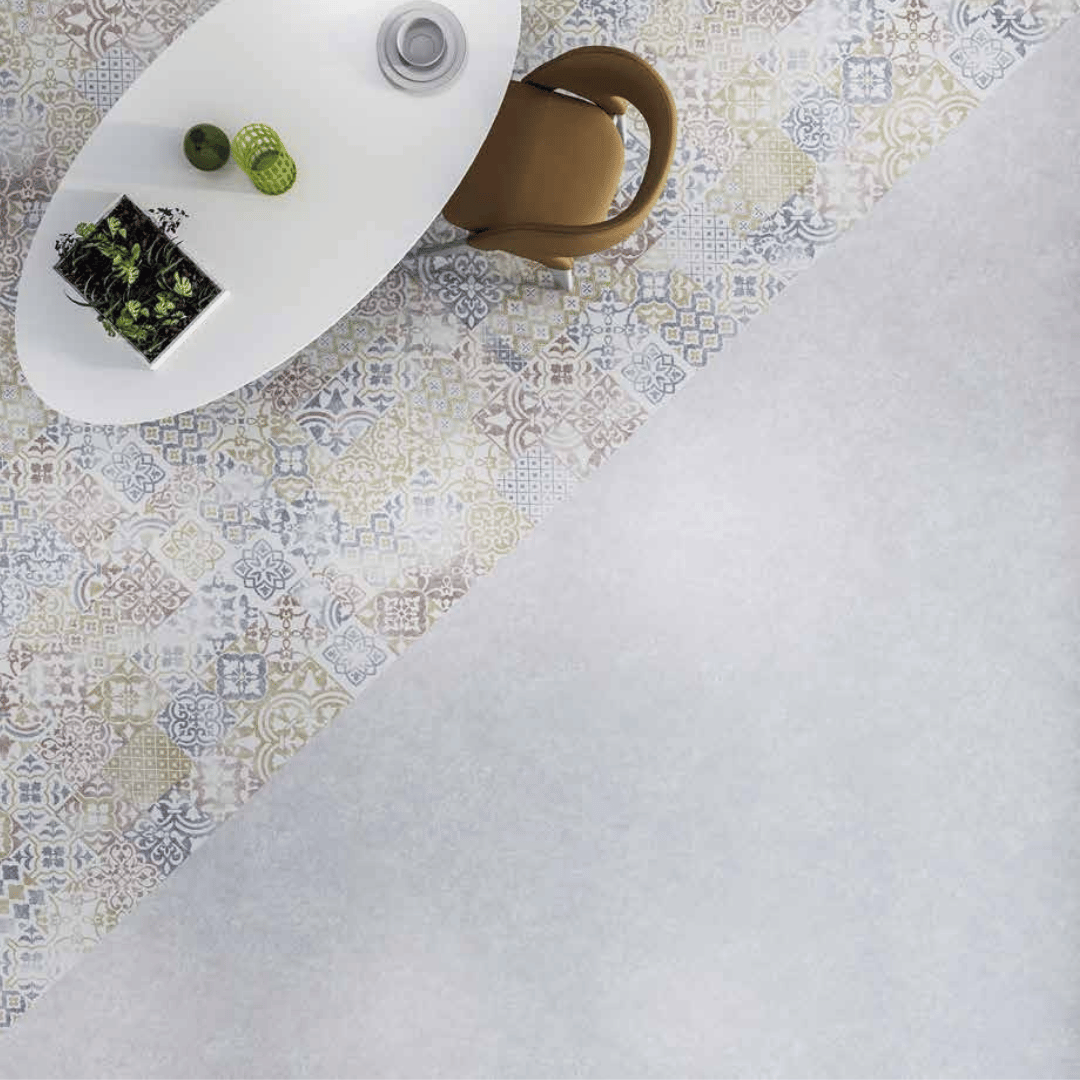 AC: HF001028- EVENING HAZE- STONE - MOROCCAN COLLECTION - 8.86INCH X 36INCH X 4MM - CLICK N LOCK TILES - WELSPUN FLOORING