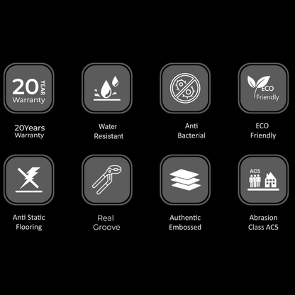 1952 - SPARTAN OAK - AC5 470MM X 95MM X 8MM - MARVEL - SPILL DEFENCE TECHNOLOGY - HERRINGBONE - LAMINATE FLOORING