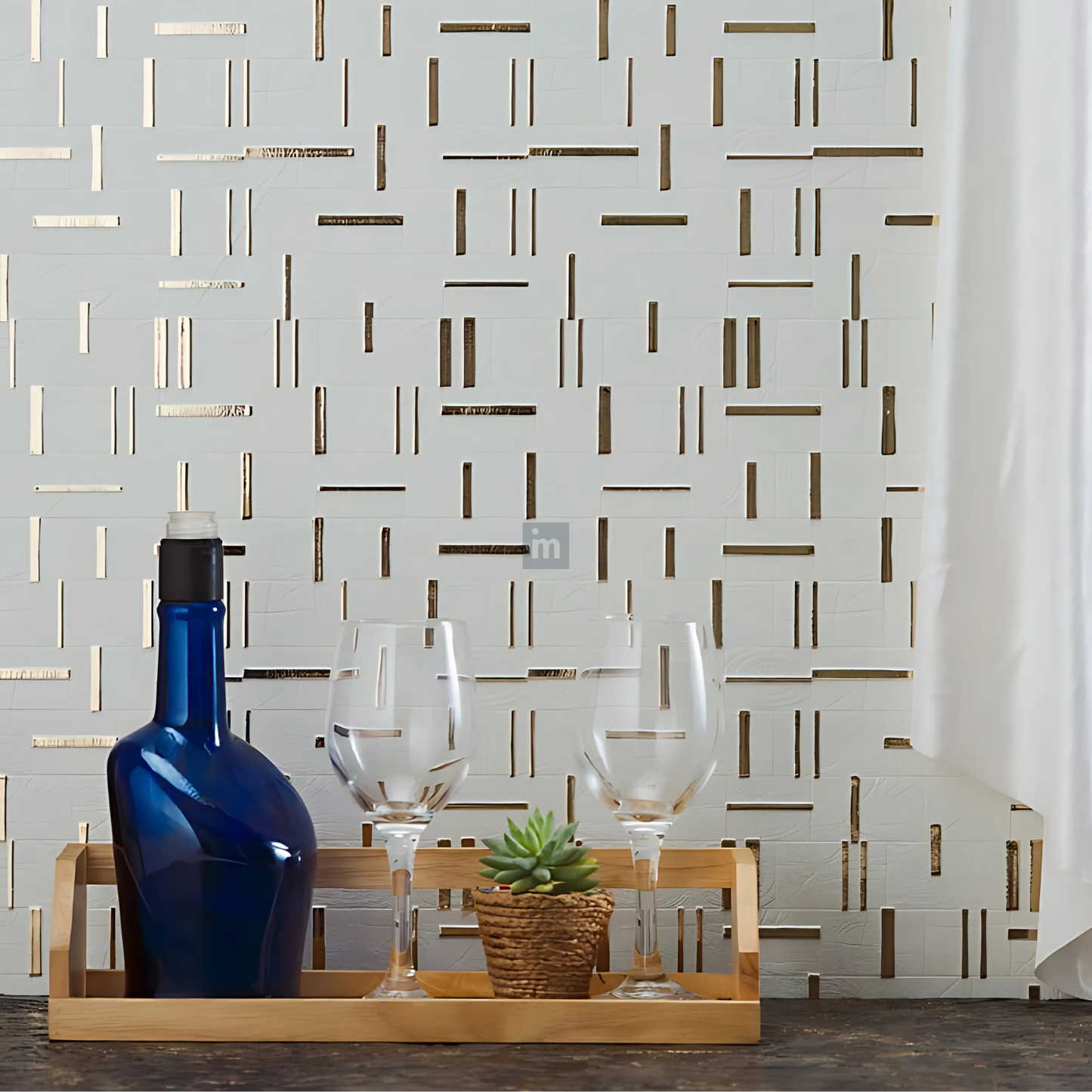 FM 74 - 8FT X 600MM X 4MM - CHARCO CHARM - DECORATIVE CHARCOAL PANELS