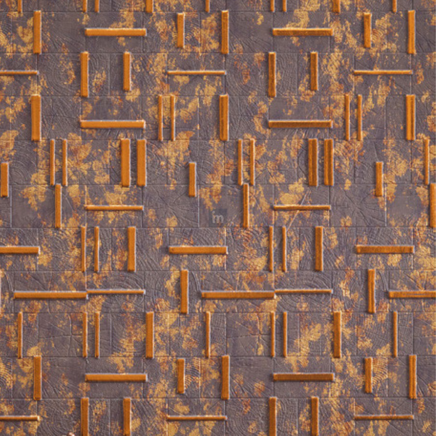 FM 76 - 8FT X 600MM X 4MM - CHARCO CHARM - DECORATIVE CHARCOAL PANELS