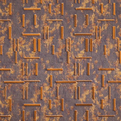 FM 76 - 8FT X 600MM X 4MM - CHARCO CHARM - DECORATIVE CHARCOAL PANELS