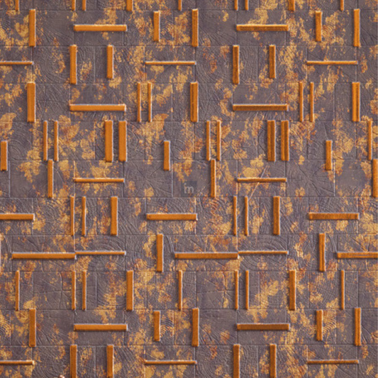 FM 76 - 8FT X 600MM X 4MM - CHARCO CHARM - DECORATIVE CHARCOAL PANELS