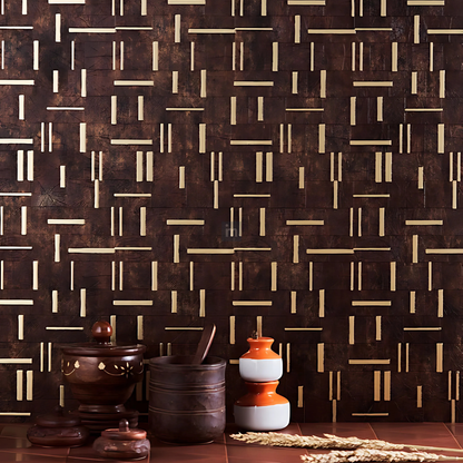 FM 77 - 8FT X 600MM X 4MM - CHARCO CHARM - DECORATIVE CHARCOAL PANELS